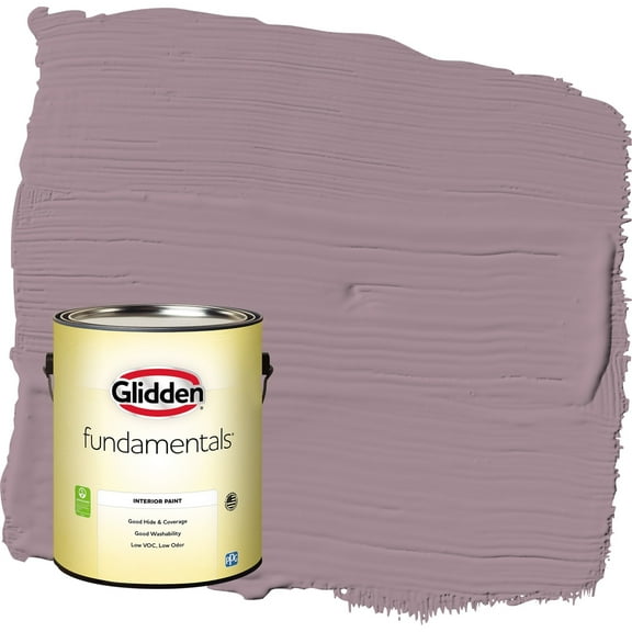 Glidden Fundamentals Gothic Amethyst / Purple Eggshell Interior Paint, 1 Gallon