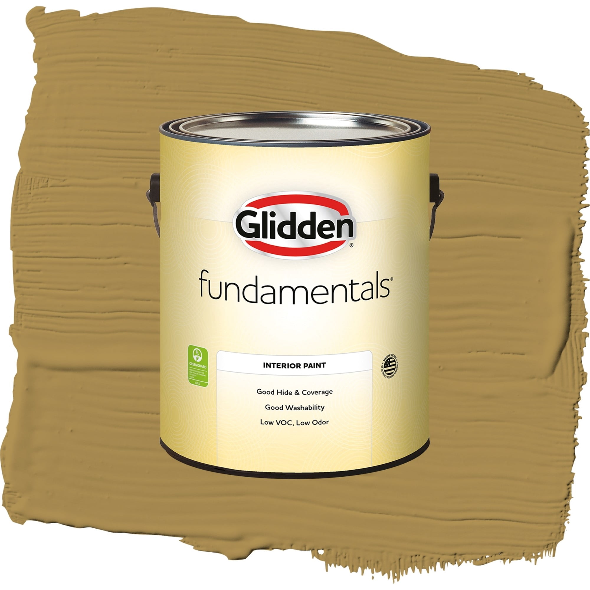 Glidden Fundamentals Graceful Gazelle / Brown, Semi-Gloss Interior Paint, 1 Gallon