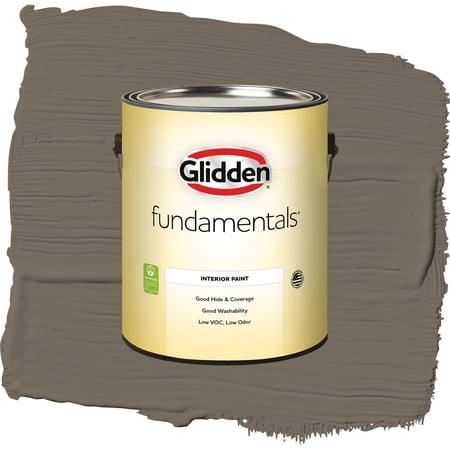 Glidden Fundamentals Granite / Brown, Eggshell Interior Paint, 1 Gallon