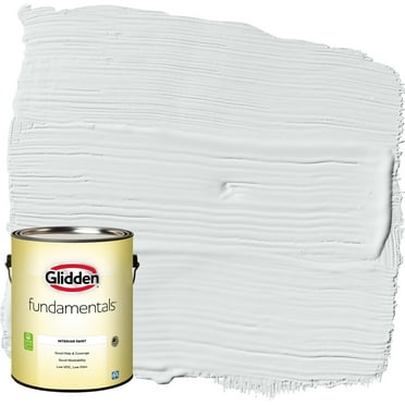 Glidden Fundamentals Interior Paint Gray Glimpse / Grey, Eggshell, 1 Gallon