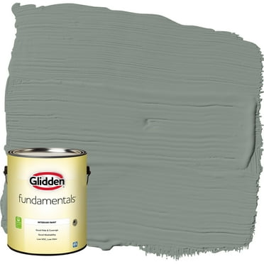Glidden Fundamentals Interior Paint Gray Heron / Grey, Eggshell, 1 Gallon