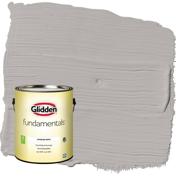Glidden Fundamentals Gray Marble / Grey Eggshell Interior Paint, 1 Gallon