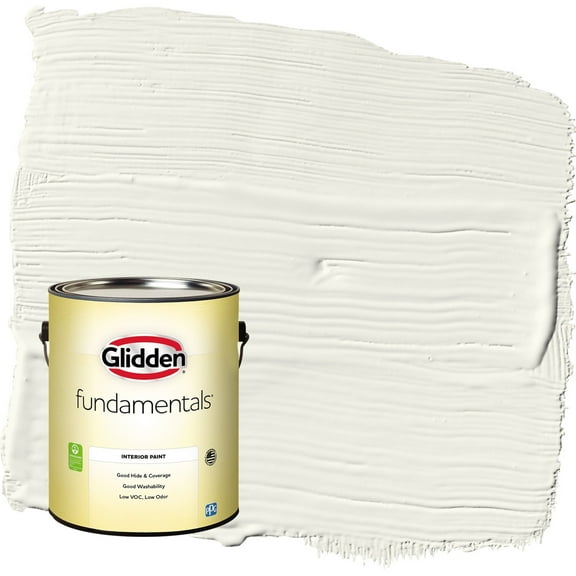 Glidden Fundamentals Gypsum / Off-White Eggshell Interior Paint, 1 Gallon