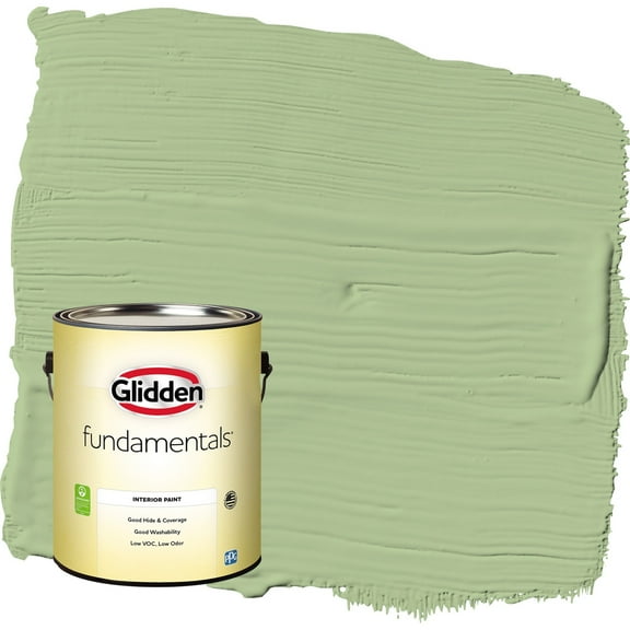 Glidden Fundamentals Harmonious / Green Eggshell Interior Paint, 1 Gallon