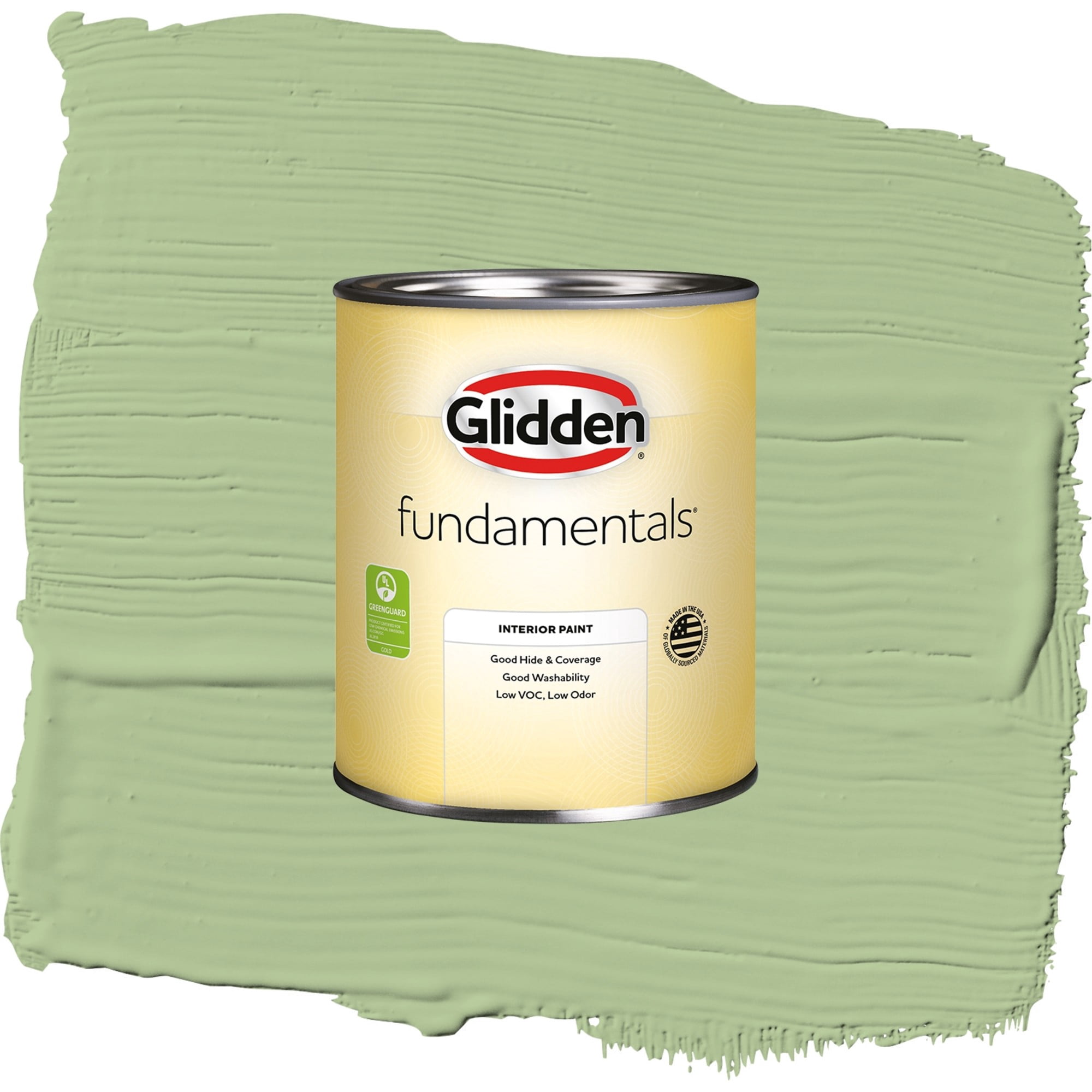 Glidden Fundamentals Harmonious / Green, Eggshell Interior Paint, 1 Quart