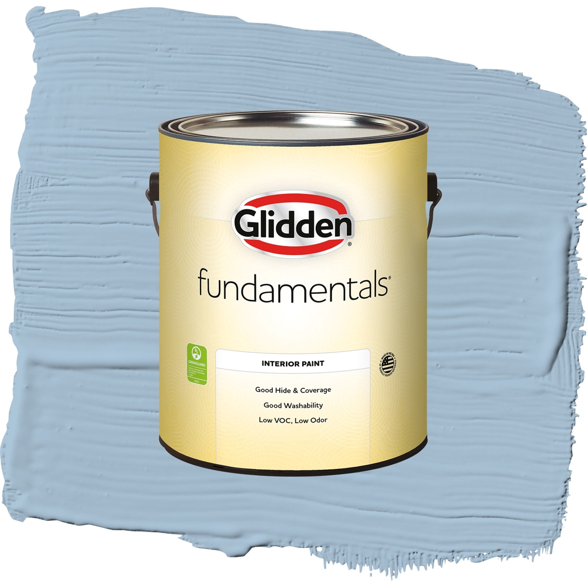Glidden Fundamentals Heavenly Blue / Blue, Eggshell Interior Paint, 1 Gallon