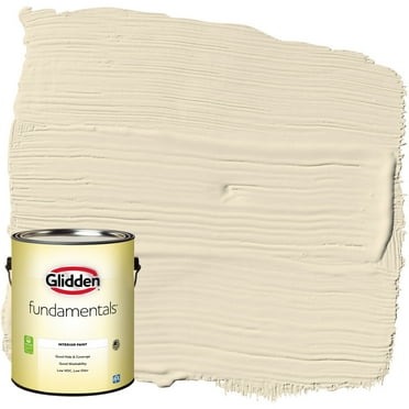 Glidden Fundamentals Interior Paint Heavy Cream / Beige, Eggshell, 1 Gallon