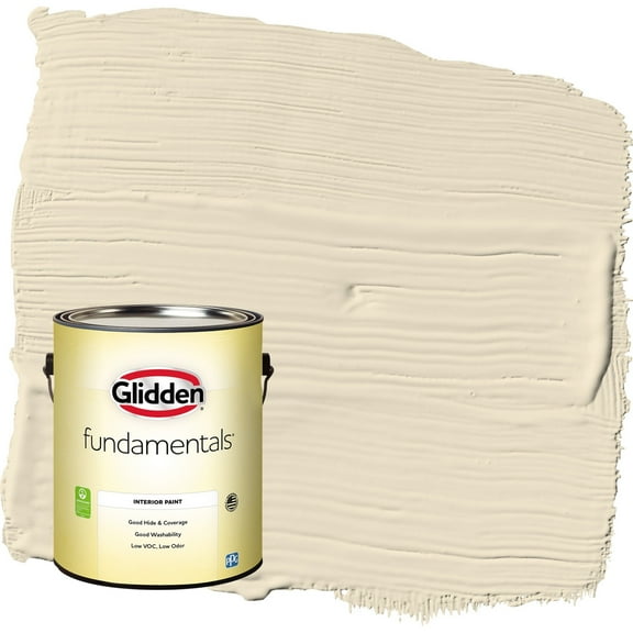 Glidden Fundamentals Heavy Cream / Beige Eggshell Interior Paint, 1 Gallon