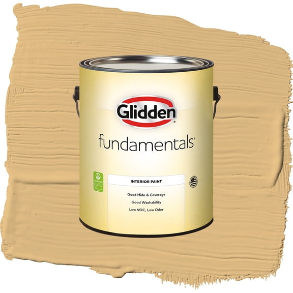 Glidden Fundamentals Honey Bunny Eggshell Interior Paint and Primer, 1 Gallon