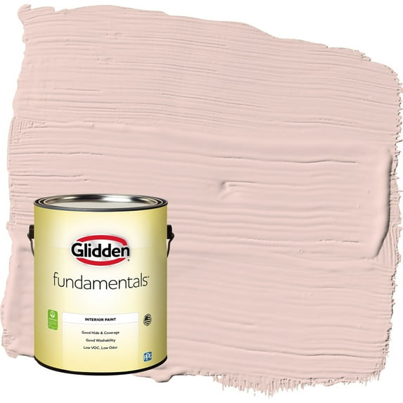 Glidden Fundamentals Honeysweet / Orange Flat Interior Paint, 1 Gallon