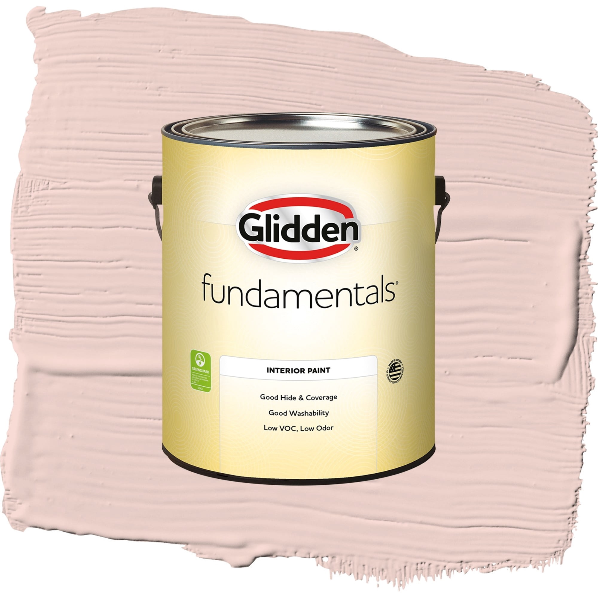 Glidden Fundamentals Honeysweet / Orange, Semi-Gloss Interior Paint, 1 Gallon