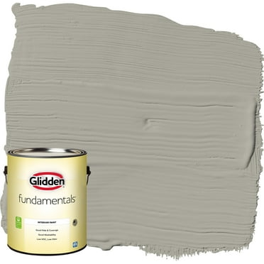Glidden Fundamentals Interior Paint Hot Stone / Grey, Eggshell, 1 Gallon