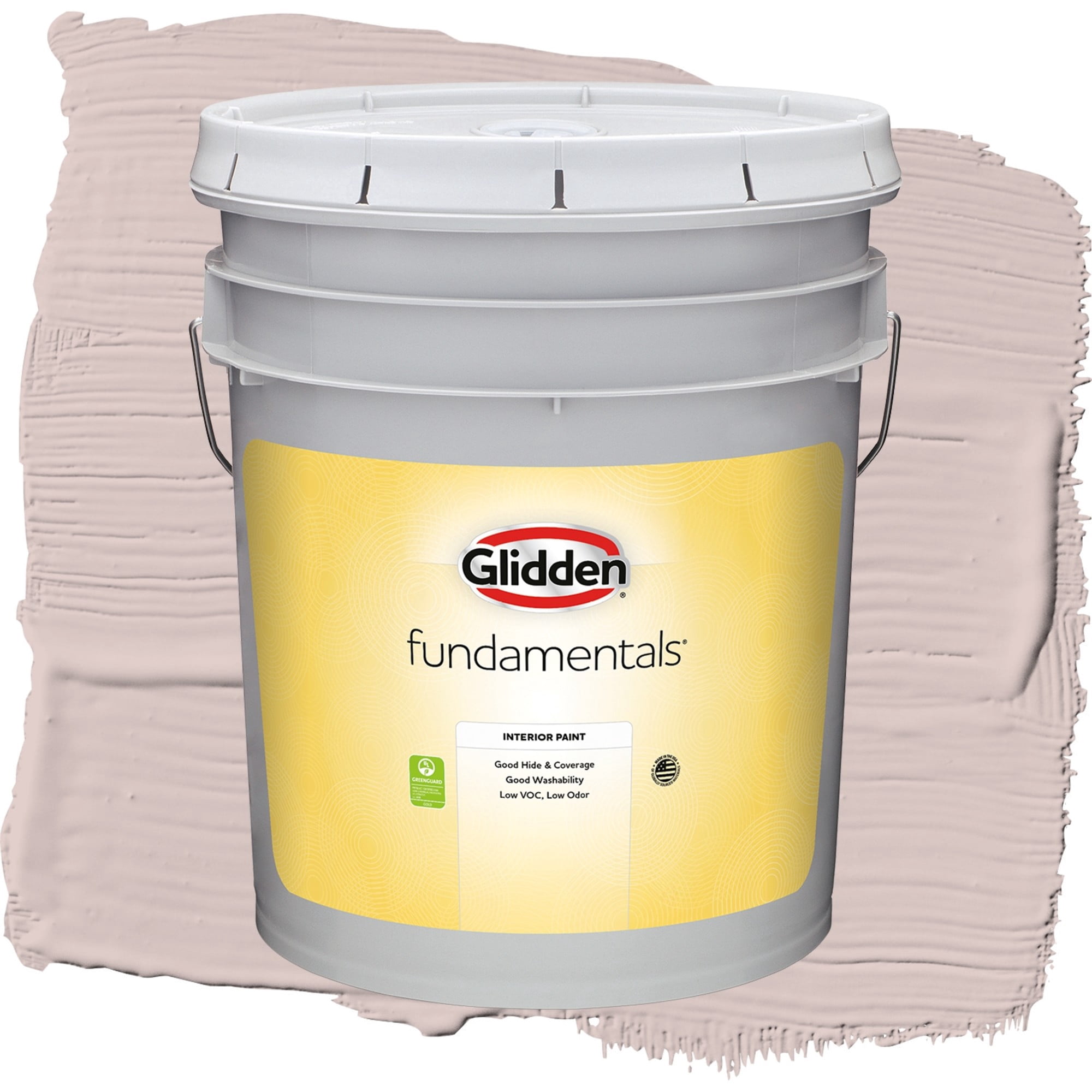 Glidden Fundamentals Just Gorgeous / Pink, Eggshell Interior Paint, 5 Gallon