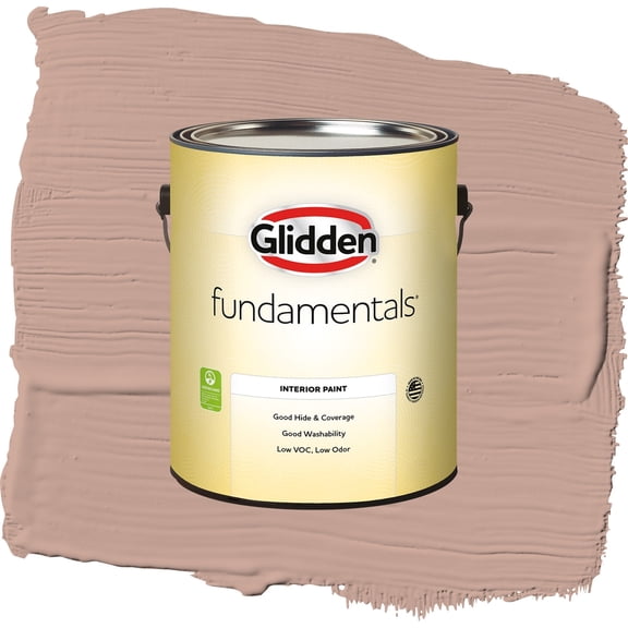 Glidden Fundamentals Just Rosey / Orange, Eggshell Interior Paint, 1 Gallon