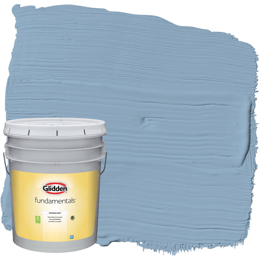Glidden Fundamentals Interior Paint Kaleidoscope / Blue, Flat, 5