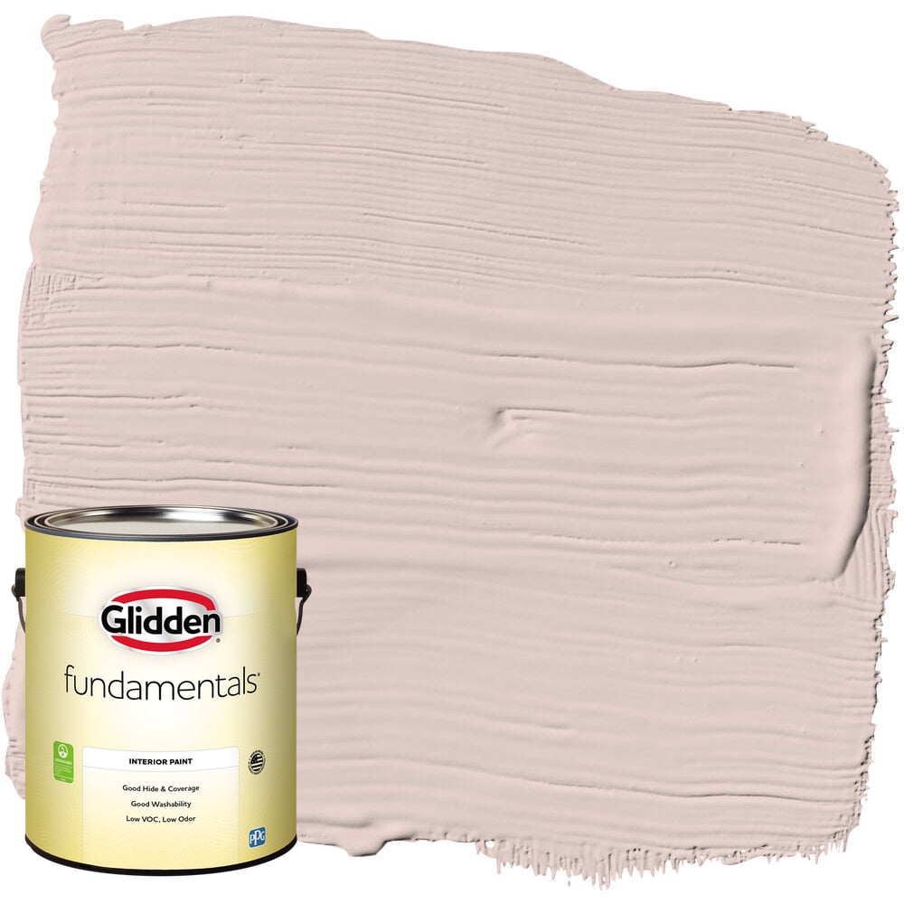 Glidden Fundamentals Interior Paint Kangaroo Paw / Pink, Eggshell, 1 Gallon