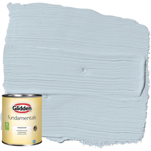 Glidden Fundamentals 1 Quart Keepsakes / Blue Semi-Gloss Interior Paint ...