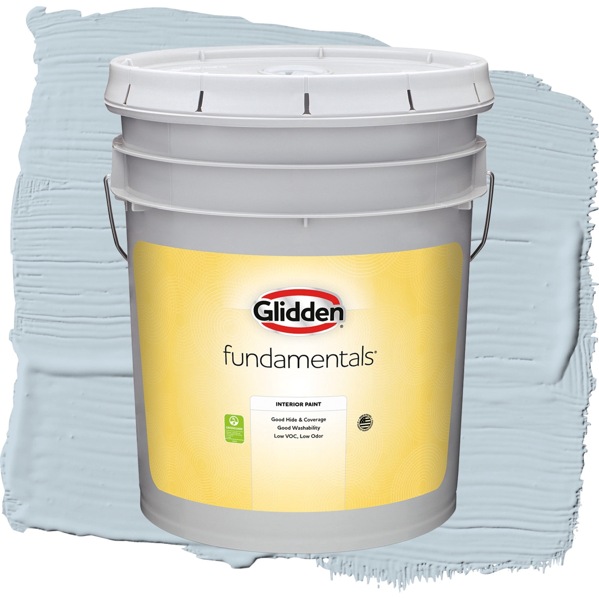 Glidden Fundamentals Keepsakes Semi Gloss Interior Paint and Primer, 5 Gallons