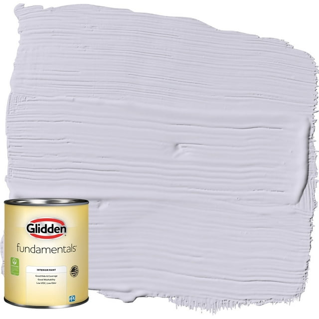 Glidden Fundamentals Interior Paint Lavender Haze / Purple, Eggshell, 1 Quart