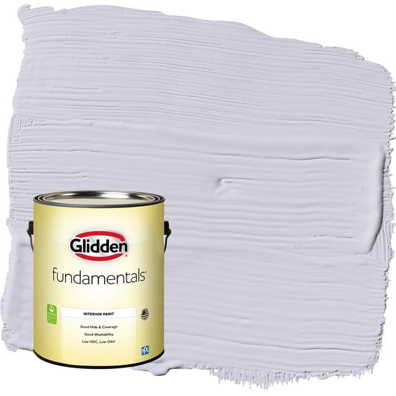 Glidden Fundamentals Lavender Haze / Purple Flat Interior Paint, 1 Gallon