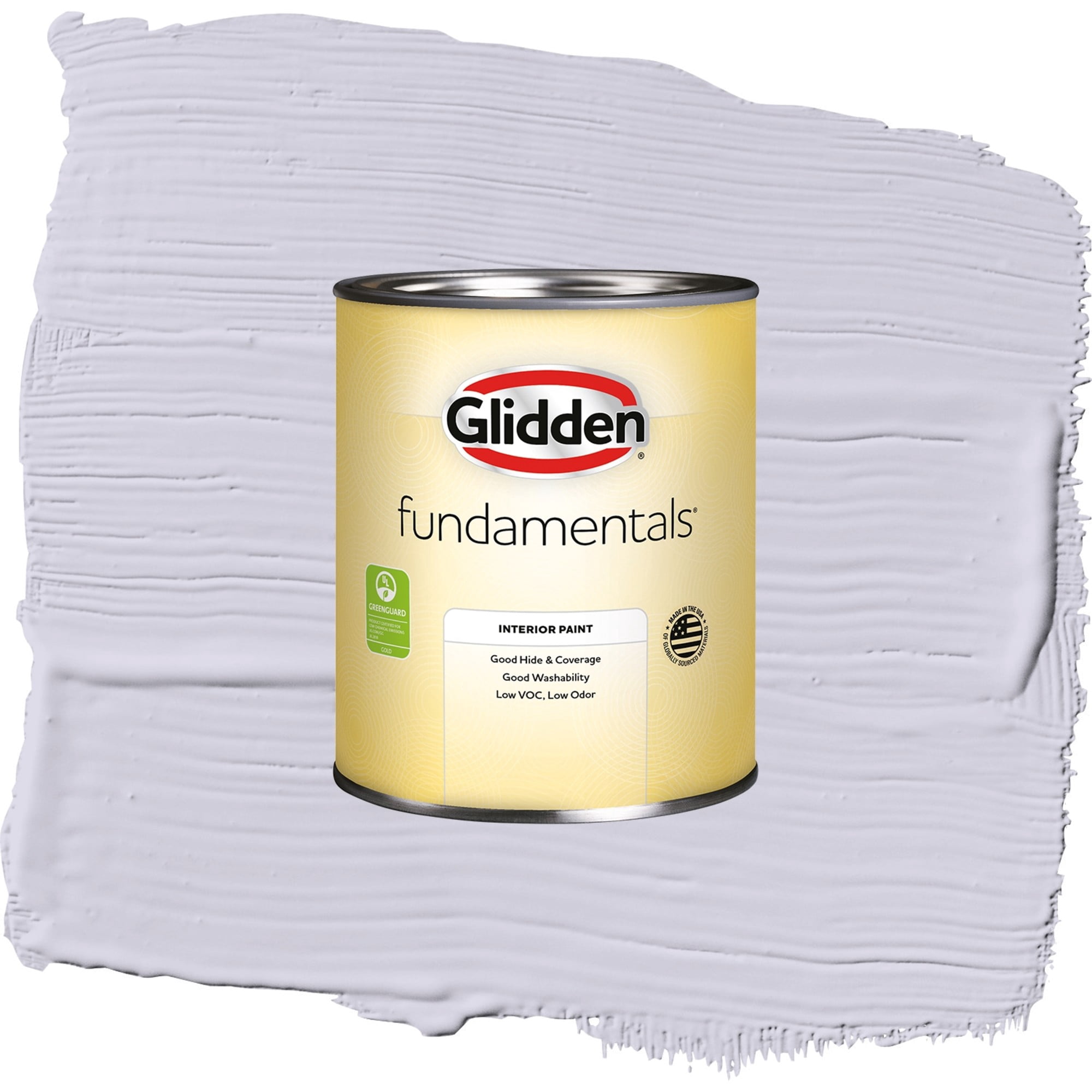 Glidden Fundamentals Lavender Haze / Purple, Flat Interior Paint, 1 Quart