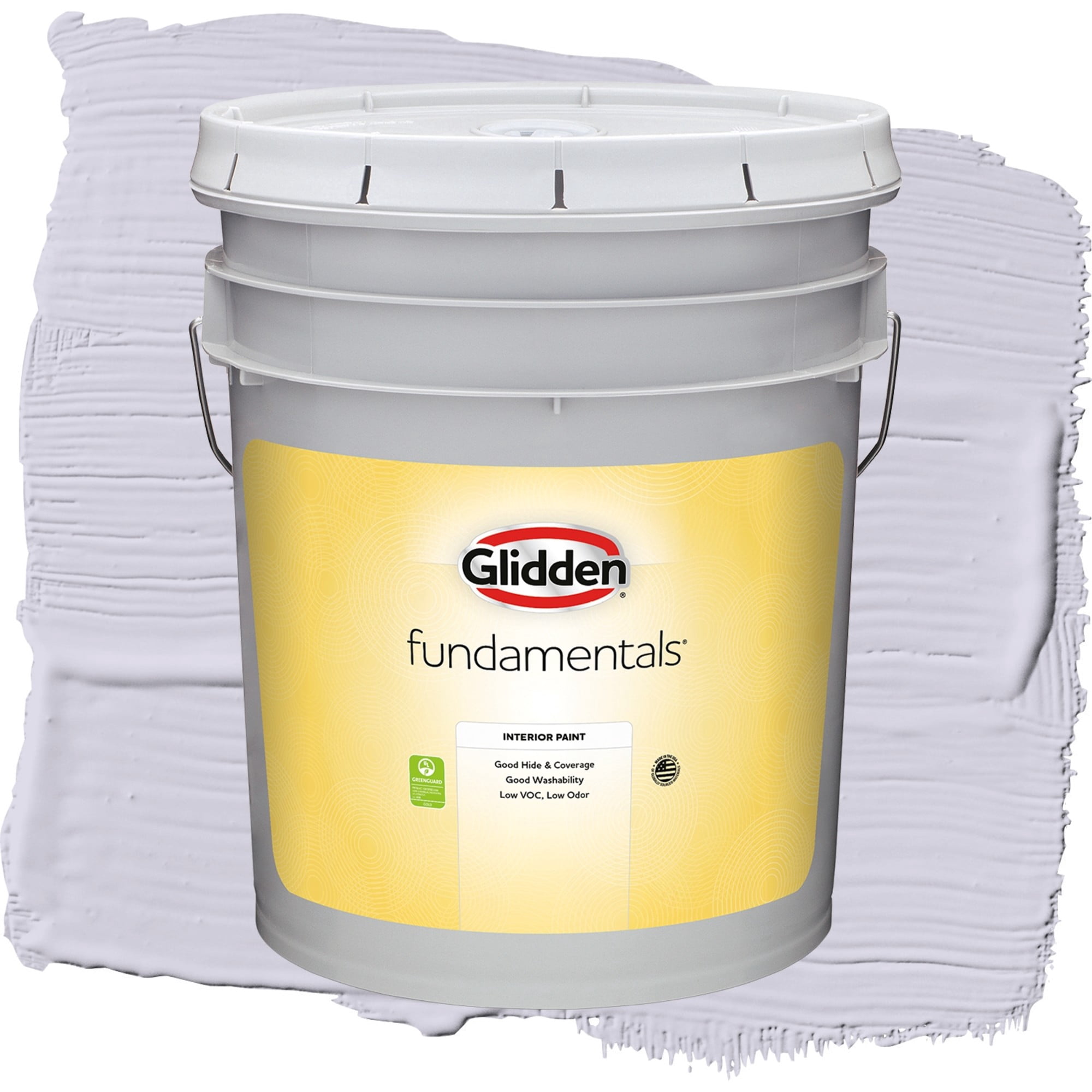 Glidden Fundamentals Lavender Haze / Purple, Flat Interior Paint, 5 Gallon