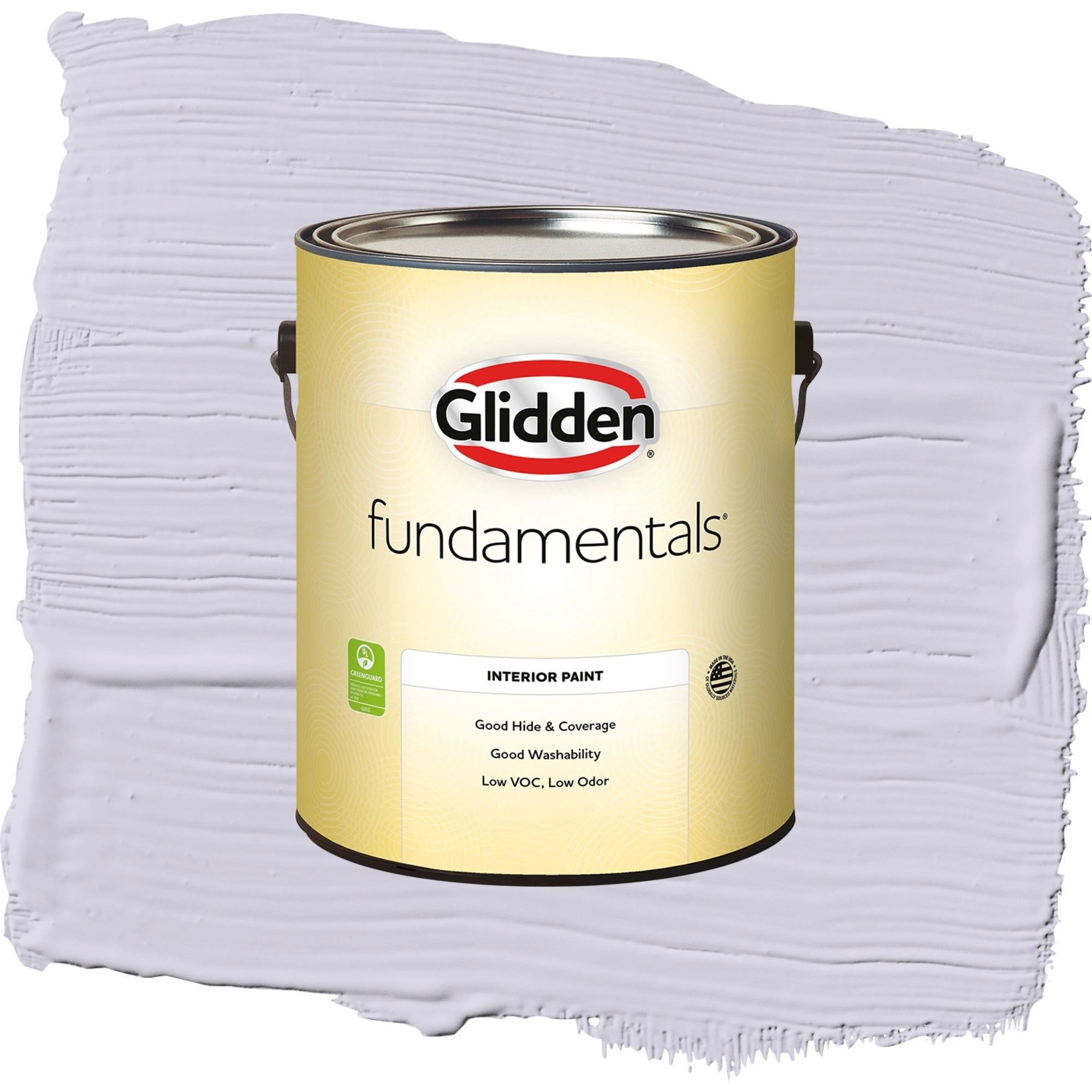 Glidden Fundamentals Lavender Haze / Purple, Semi-Gloss Interior Paint, 1 Gallon