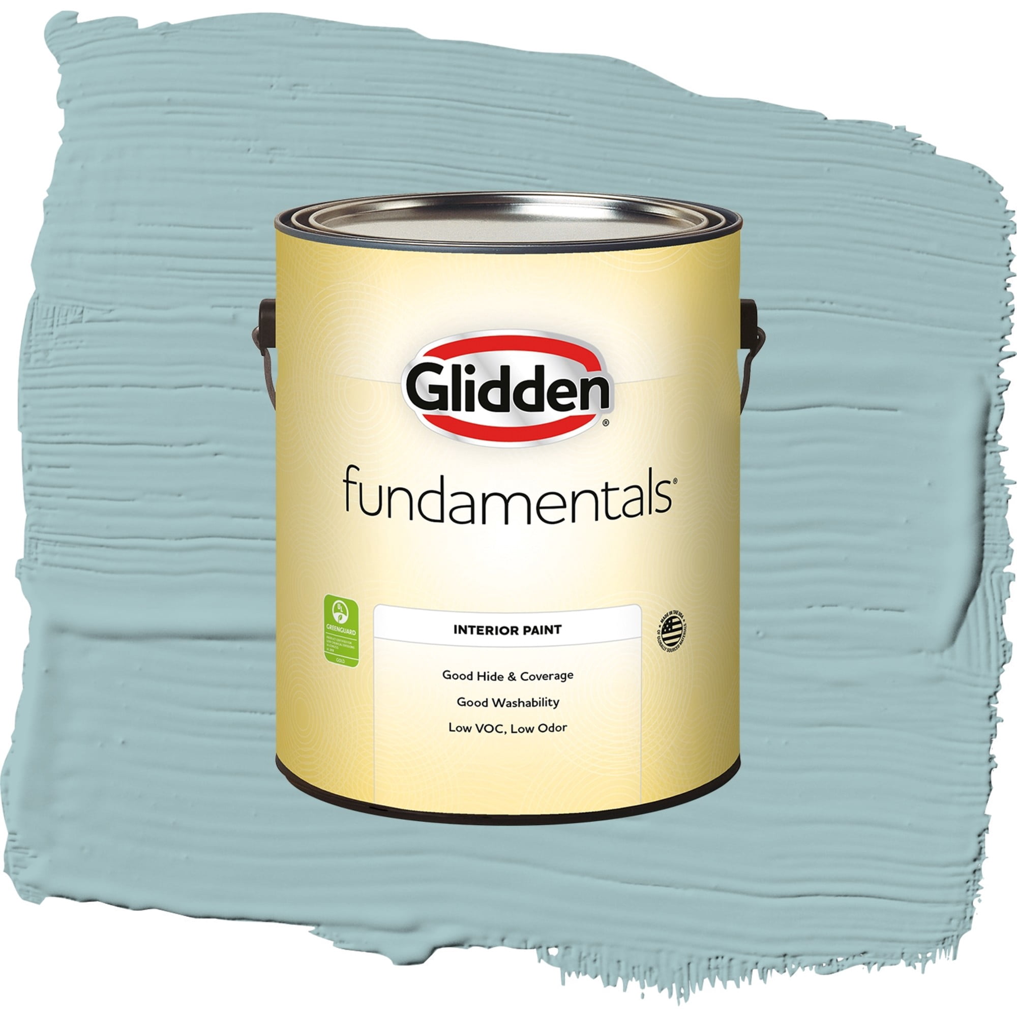 Glidden Fundamentals Lazy River Flat Interior Paint and Primer, 1 Gallon