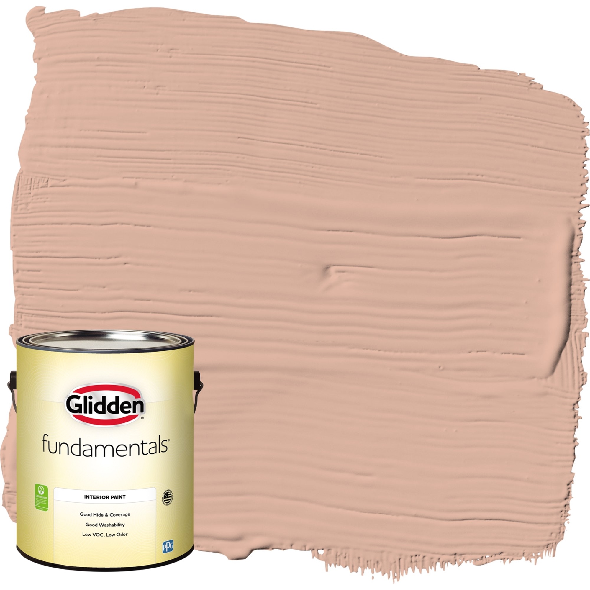 Glidden Fundamentals Interior Paint Lazy Summer / Orange, Eggshell, 1 Gallon