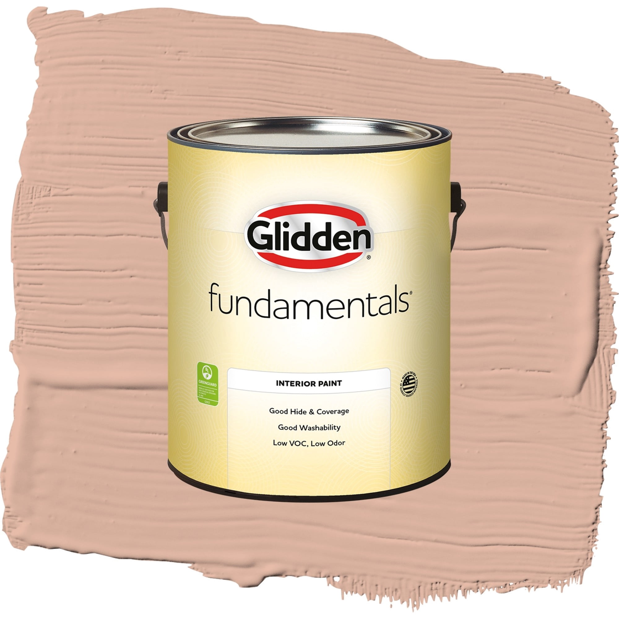 Glidden Fundamentals Lazy Summer Flat Interior Paint and Primer, 1 Gallon