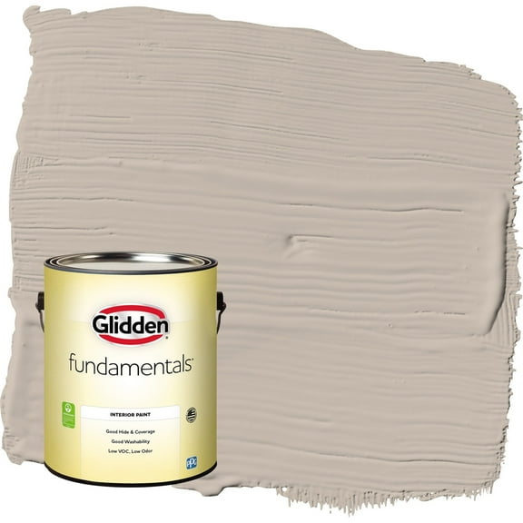 Glidden Fundamentals Legendary / Beige Eggshell Interior Paint, 1 Gallon