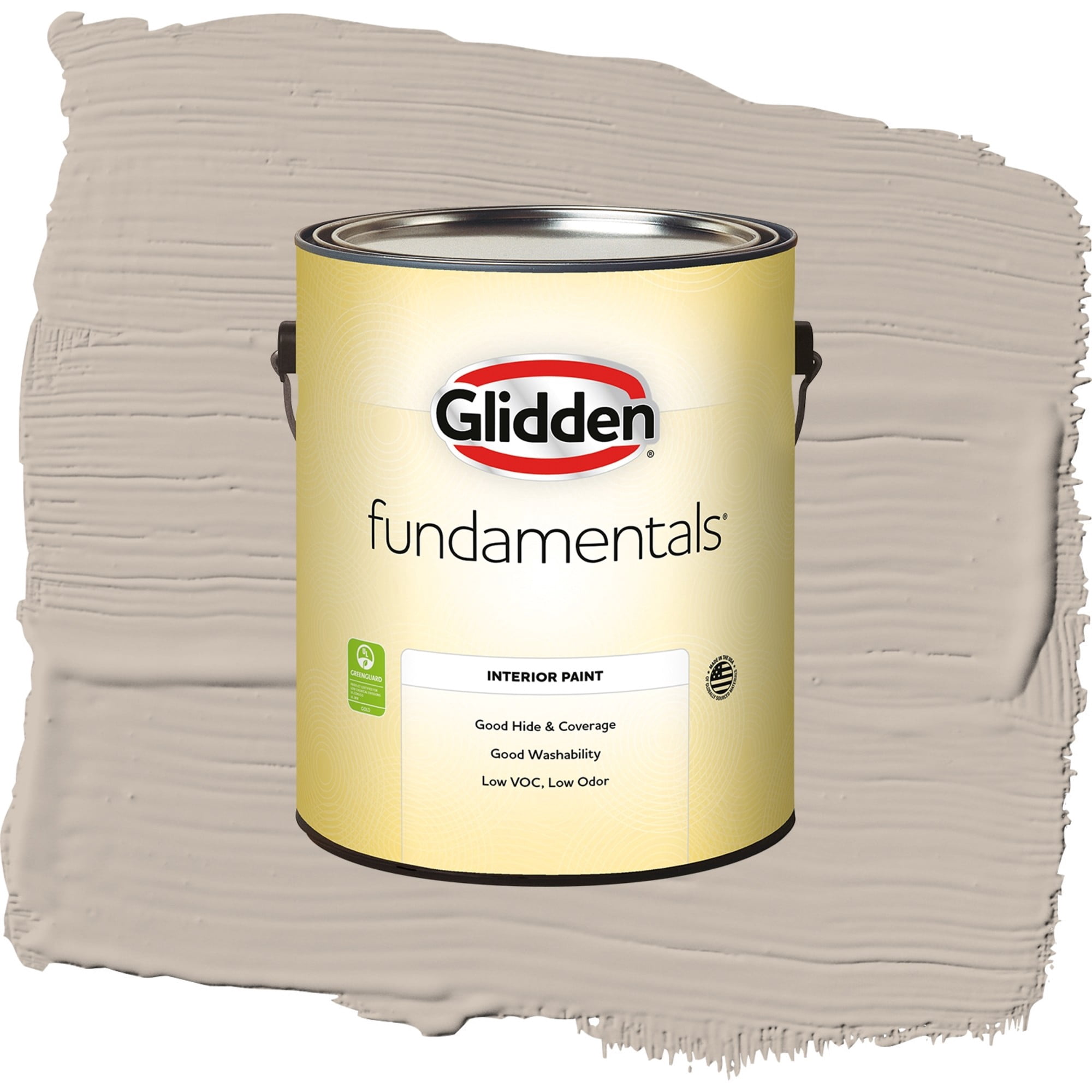Glidden Fundamentals Legendary / Beige, Flat Interior Paint, 1 Gallon