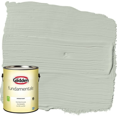 Glidden Fundamentals Interior Paint Life Lesson / Green, Eggshell, 1 Gallon