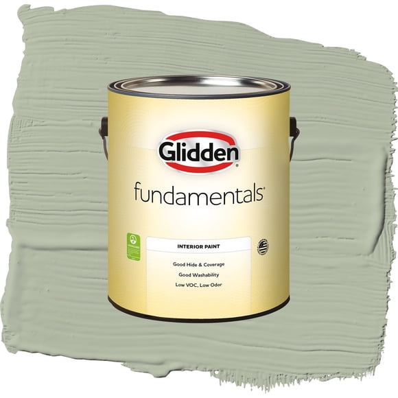 Glidden Fundamentals Light Sage / Green, Eggshell Interior Paint, 1 Gallon
