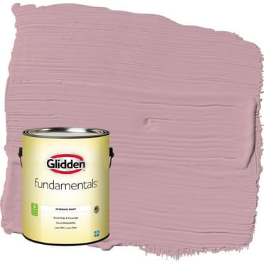 Glidden Fundamentals Lighthearted Rose / Purple Eggshell Interior Paint, 1 Gallon