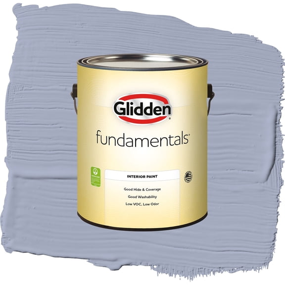 Glidden Fundamentals Lilac Time / Purple, Eggshell Interior Paint, 1 Gallon