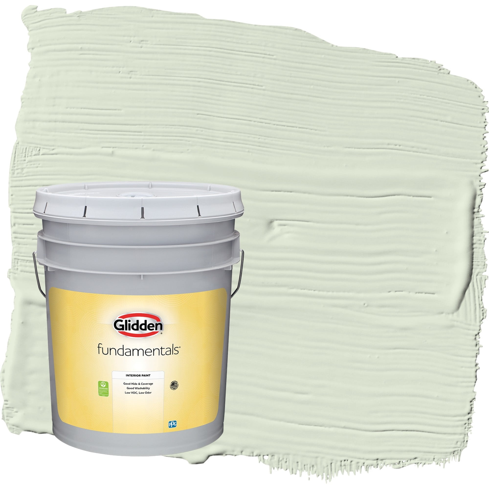 Glidden Fundamentals Lime Spritz / Green Flat Interior Paint, 5