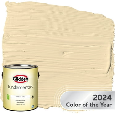 Glidden Fundamentals Interior Paint Limitless / Yellow, Semi-Gloss, 1 Gallon