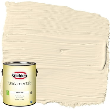 Glidden Fundamentals Interior Paint Magnolia Blossom / Yellow, Eggshell, 1 Gallon