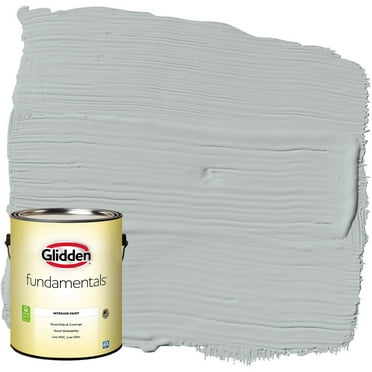 Glidden Fundamentals Interior Paint Maiden Mist / Gray, Eggshell, 1 Gallon