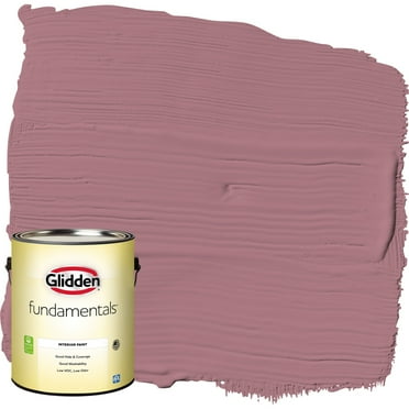 Glidden Fundamentals Interior Paint Mauve Madness / Purple, Eggshell, 1 Gallon