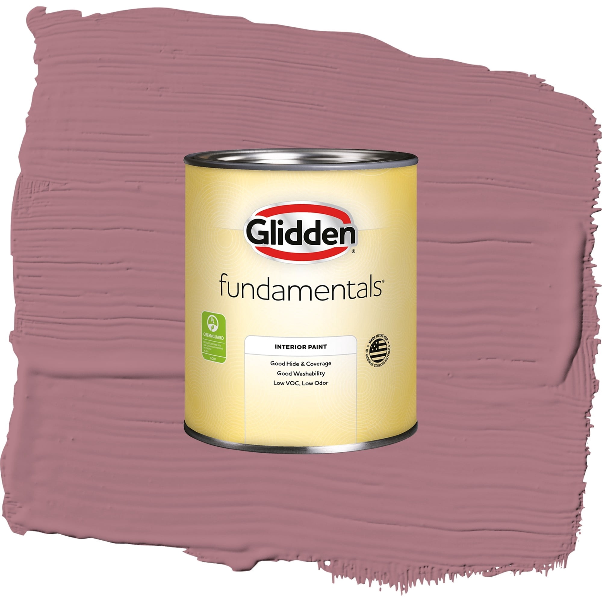 Glidden Fundamentals Mauve Madness / Purple, Eggshell Interior Paint, 1 Quart