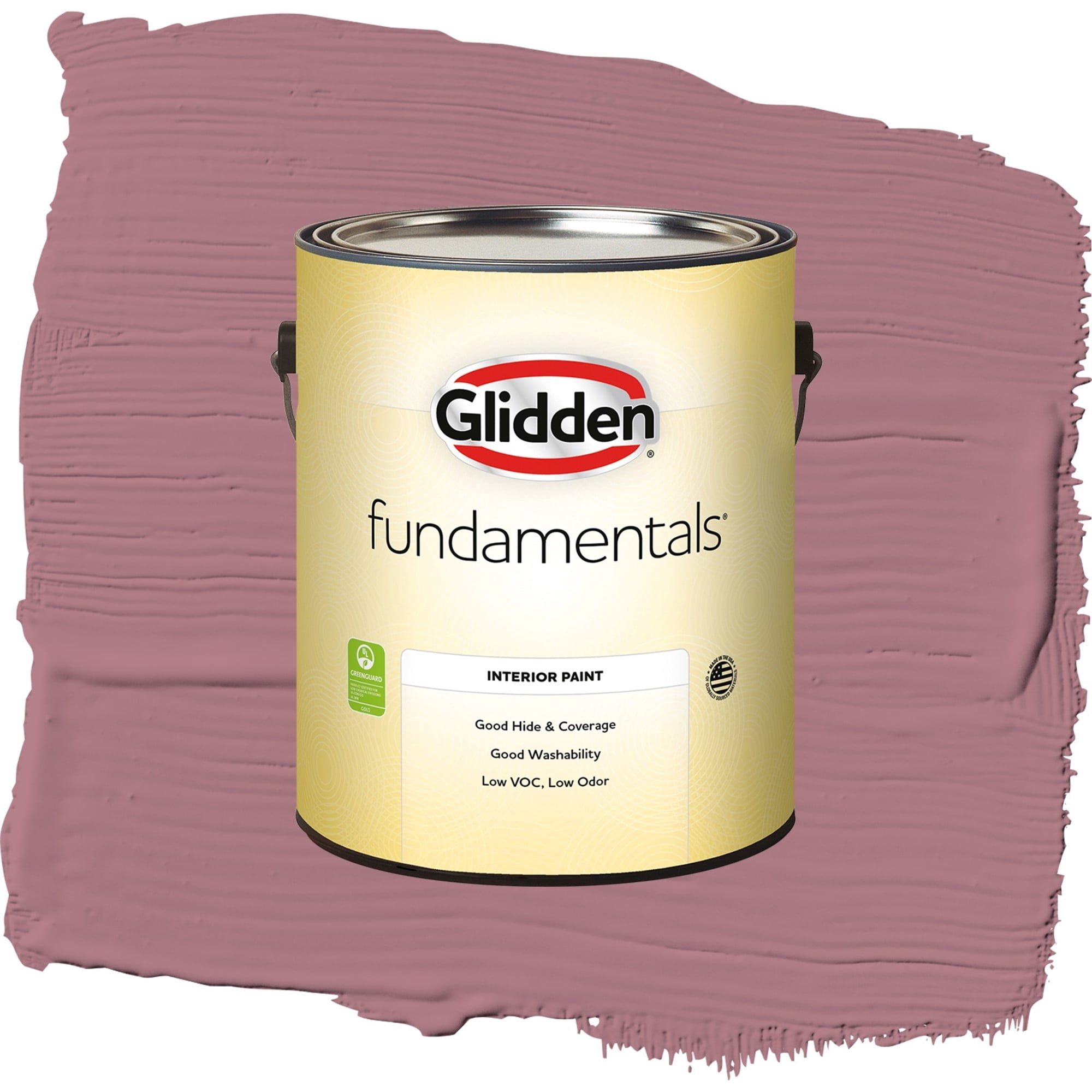 Glidden Fundamentals Mauve Madness / Purple, Flat Interior Paint, 1 Gallon