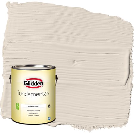 Glidden Fundamentals Maybe Mushroom / Gray, Eggshell Interior Paint, 1 Gallon