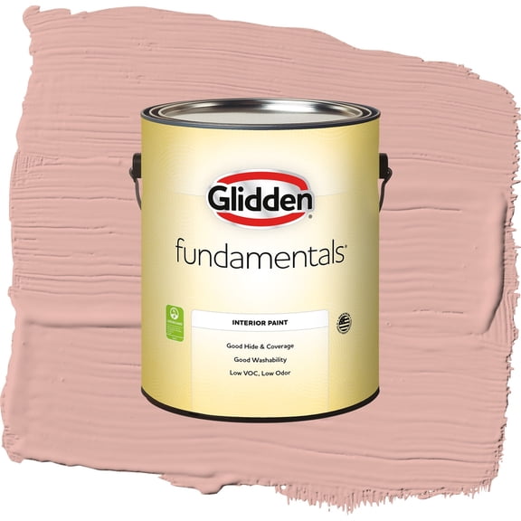Glidden Fundamentals Mesa Pink / Orange, Eggshell Interior Paint, 1 Gallon
