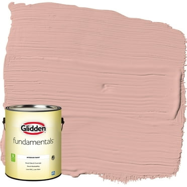 Glidden Fundamentals Interior Paint Mesa Pink, Eggshell, 1 Gallon