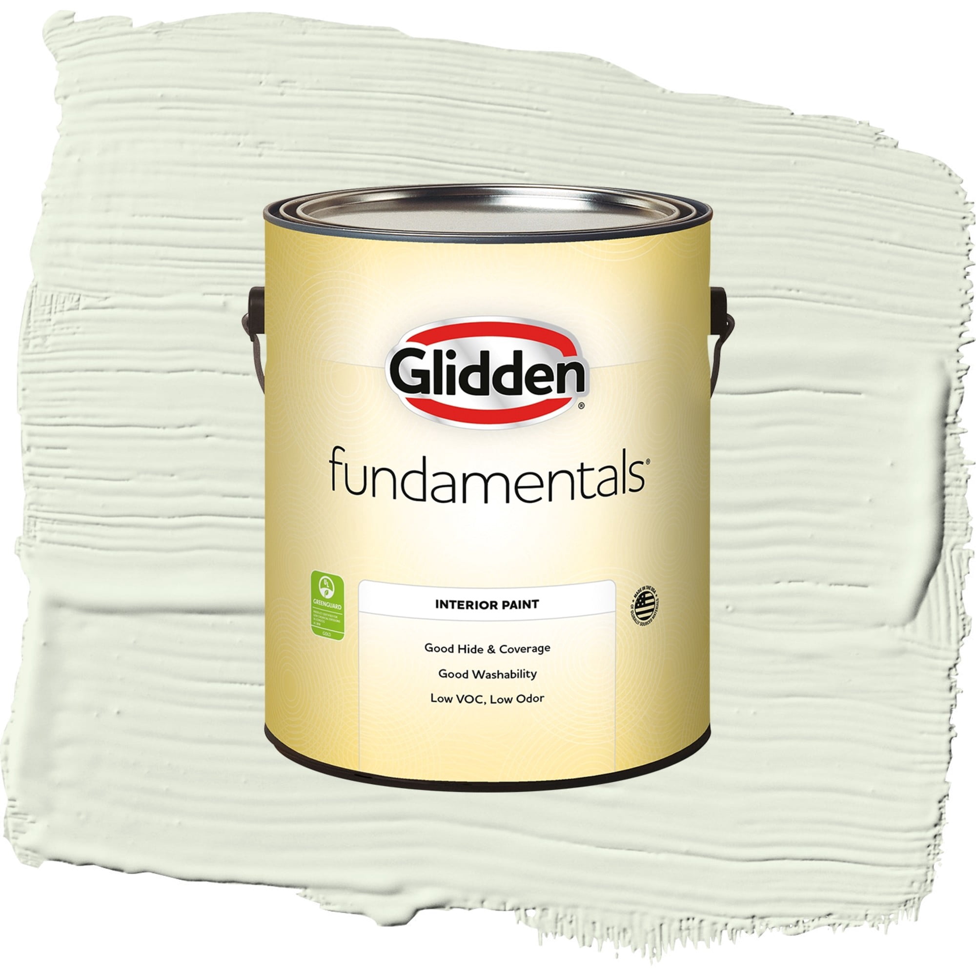 Glidden Fundamentals Milkweed Flat Interior Paint and Primer, 1 Gallon