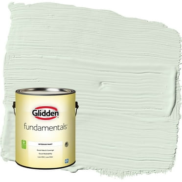 Glidden Fundamentals Mint Wafer / Green Eggshell Interior Paint, 1 Gallon