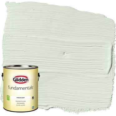 Glidden Fundamentals Interior Paint Mint Wafer / Green, Eggshell, 1 Gallon