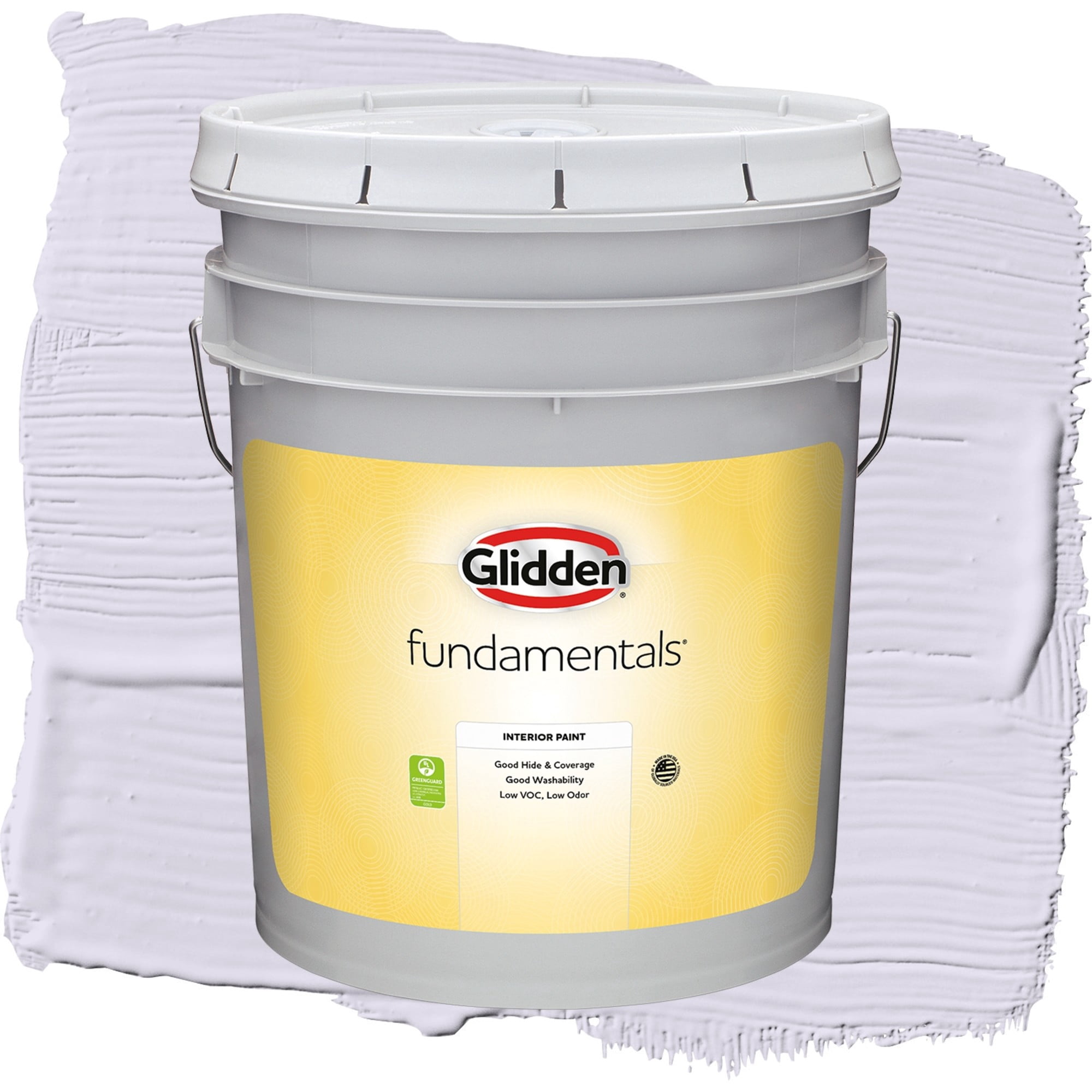 Glidden Fundamentals Misty Violet / Purple, Semi-Gloss Interior Paint, 5 Gallon